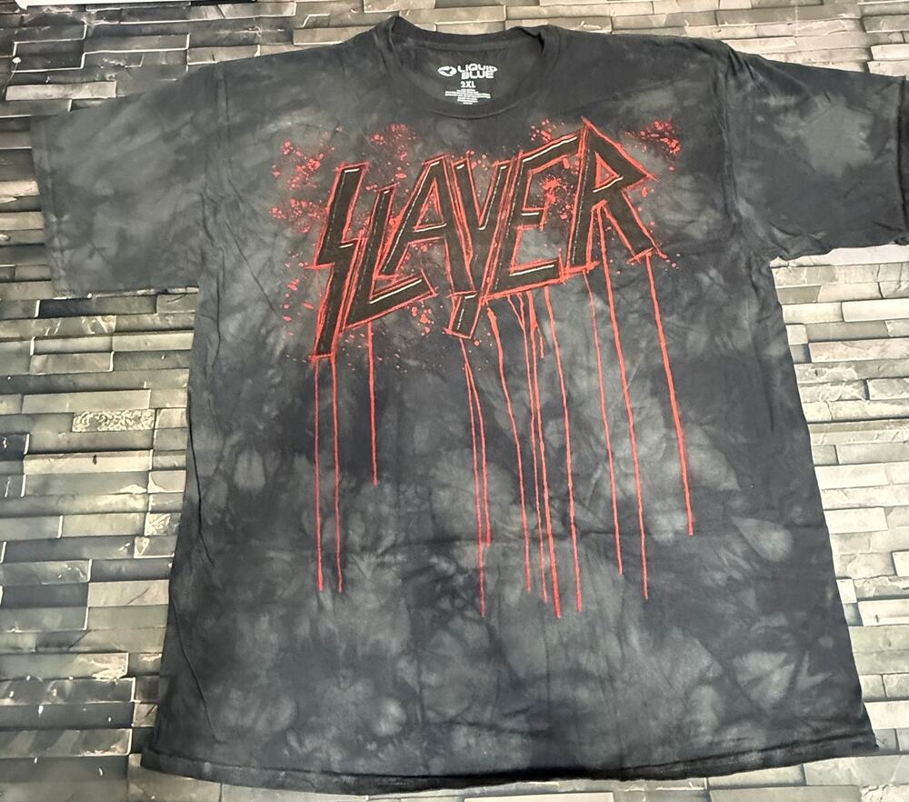 Liquid blue Slayer  band Tee